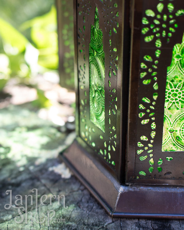 Pyramid dome bronze lantern
