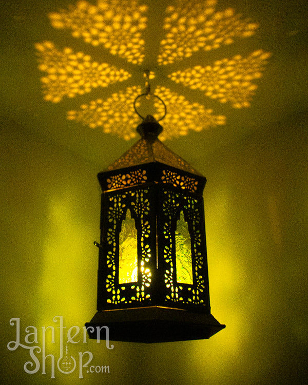 Pyramid dome bronze lantern