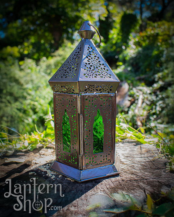 Pyramid dome bronze lantern