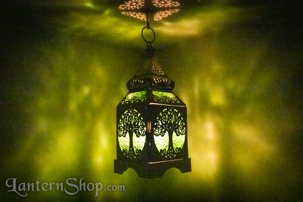 Tree of life lantern Medium by Traders of Tamerlane