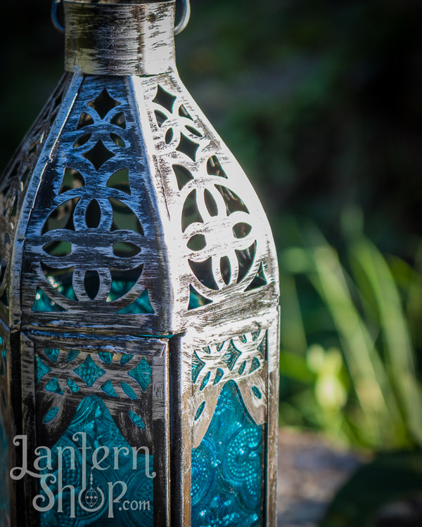Brushed black gothic tower Lantern
