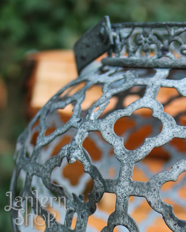 Quatrefoil basket lantern