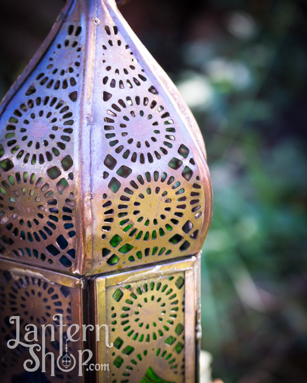 Triple sunburst domed lantern