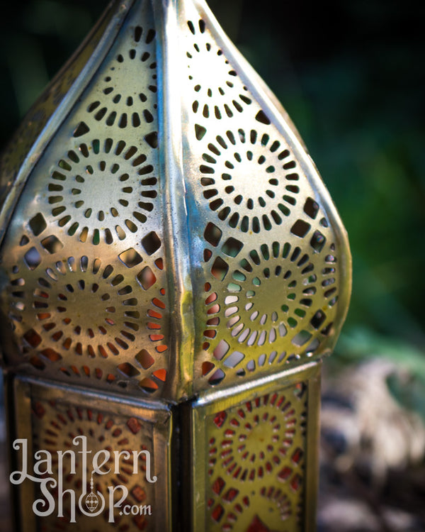 Triple sunburst domed lantern