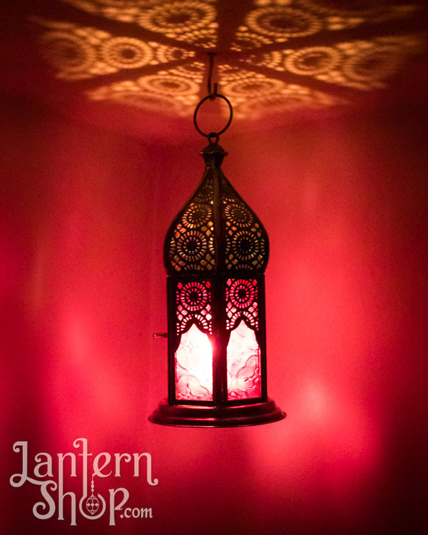 Triple sunburst domed lantern