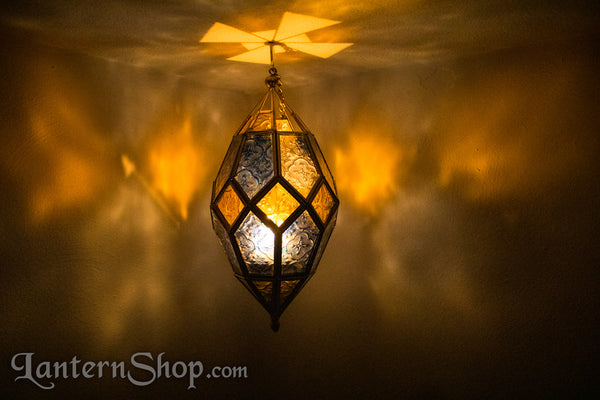 Dragon Egg Lantern - Blue Topaz