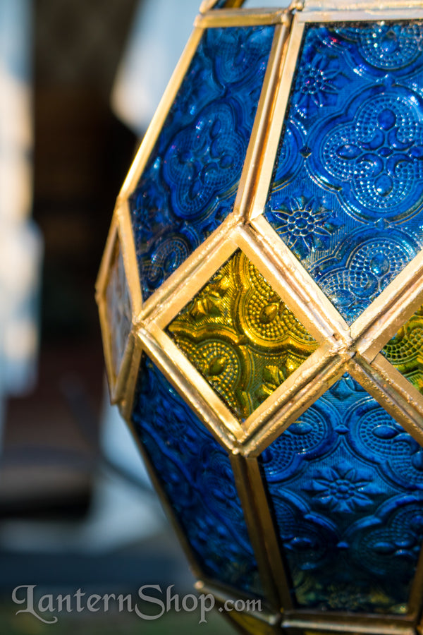 Dragon Egg Lantern - Blue Topaz
