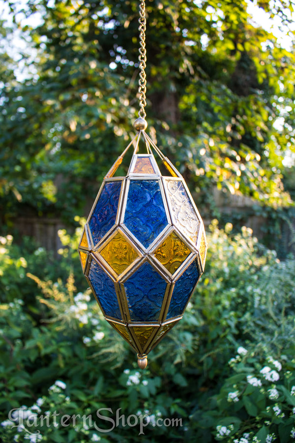 Dragon Egg Lantern - Blue Topaz