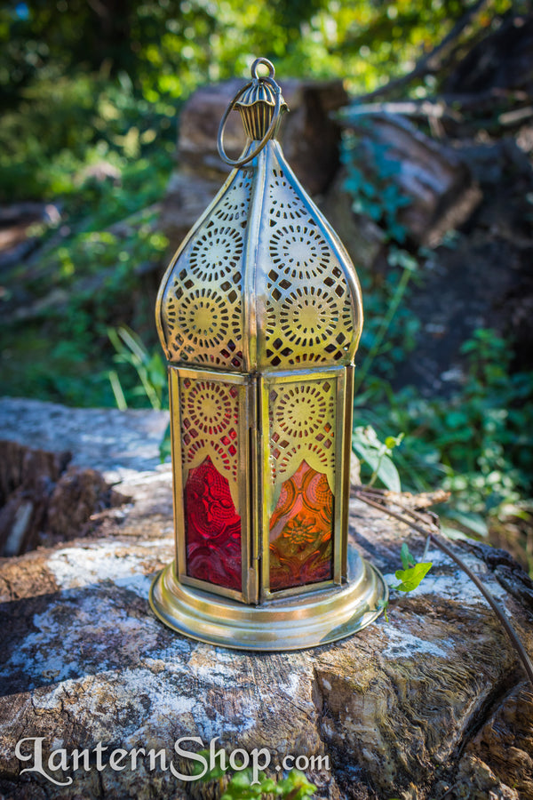 Triple sunburst domed lantern