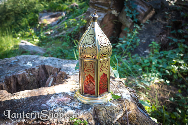 Triple sunburst domed lantern