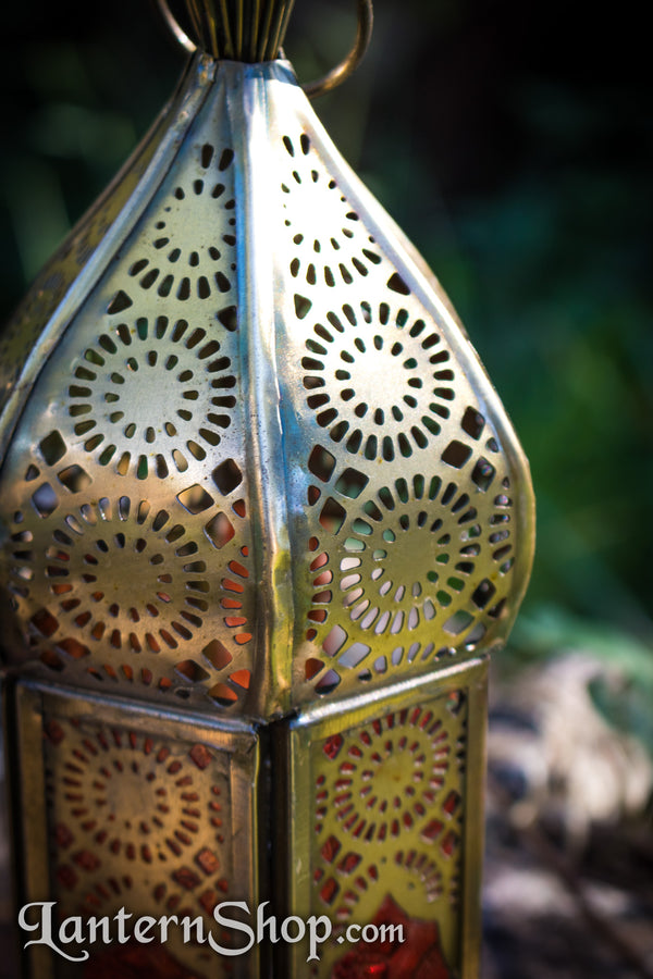 Triple sunburst domed lantern