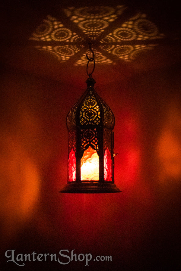 Triple sunburst domed lantern