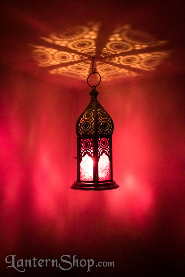 Triple sunburst domed lantern