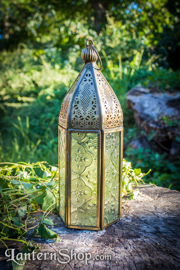 Needlepoint lantern