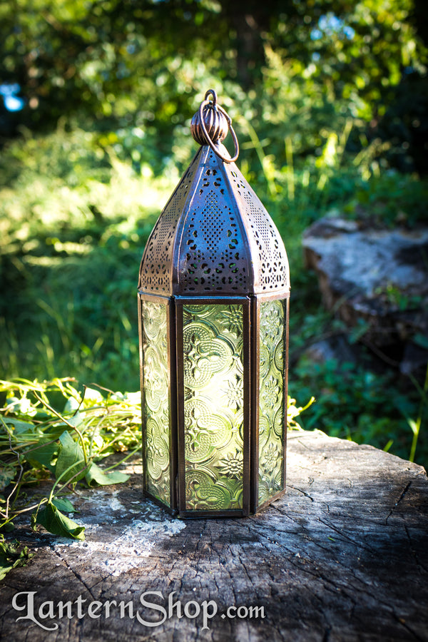 Needlepoint lantern