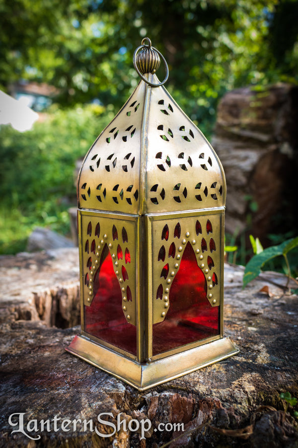 Fawn tracks square lantern