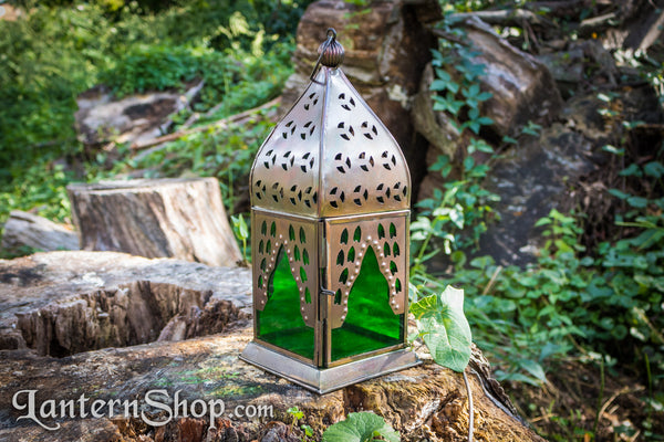 Fawn tracks square lantern