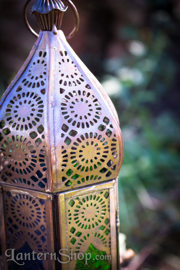Triple sunburst domed lantern