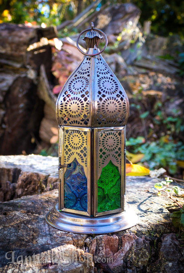 Triple sunburst domed lantern