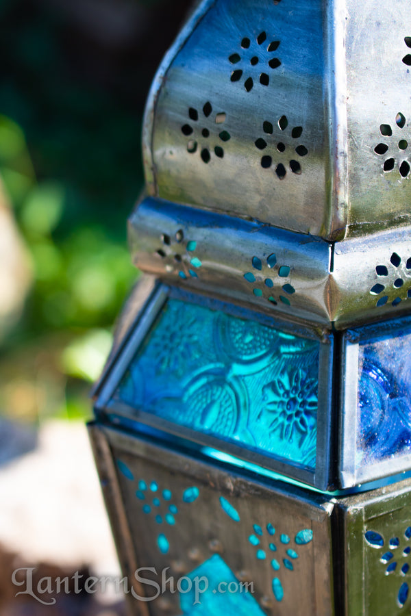 Tapered Tower Silver Lantern