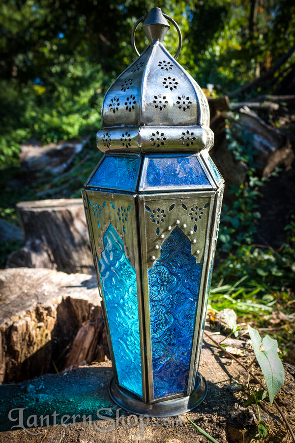 Tapered Tower Silver Lantern