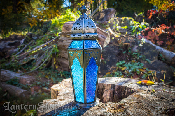 Tapered Tower Silver Lantern