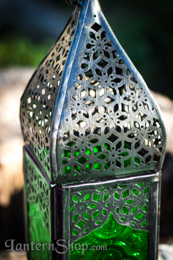Silver lilies lantern