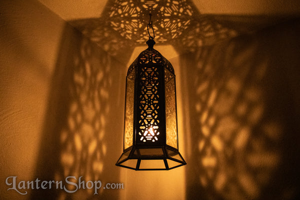 Bronze glass-bottom tower Lantern