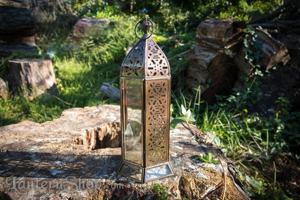 Bronze glass-bottom tower Lantern