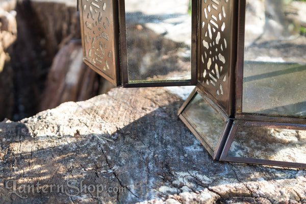 Bronze glass-bottom tower Lantern