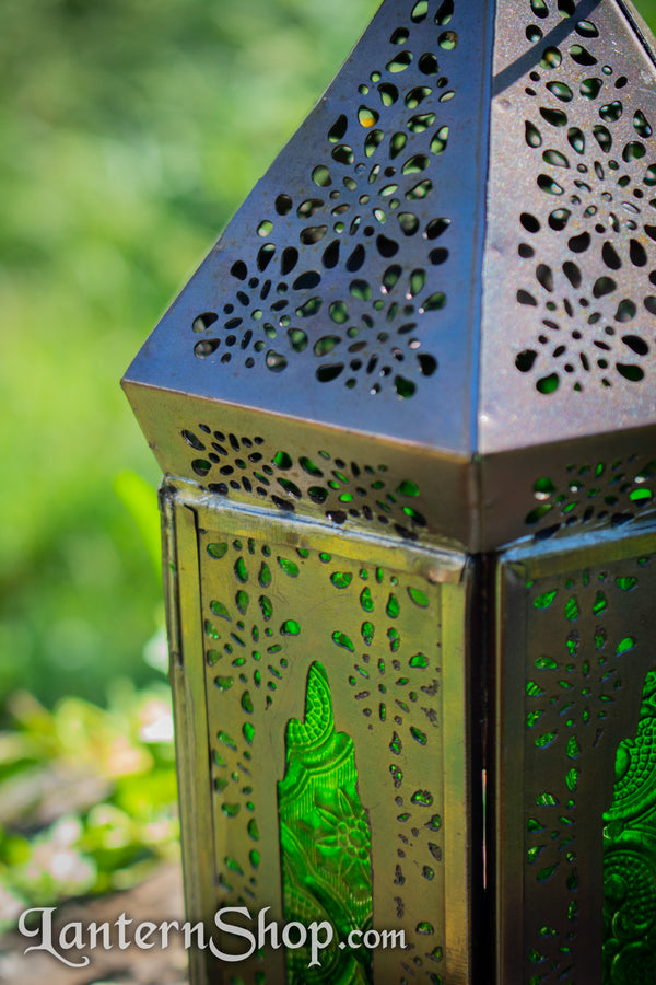 Bronze pyramid dome lantern