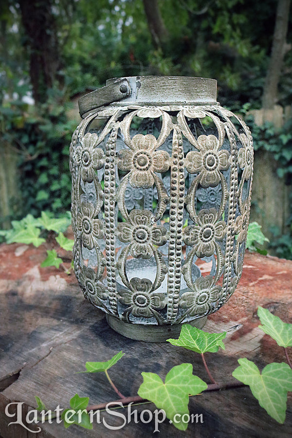 Vintage primrose basket lantern