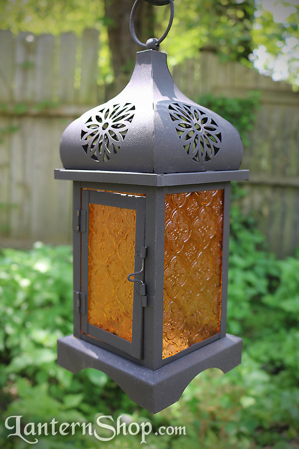 Orange daisy lantern