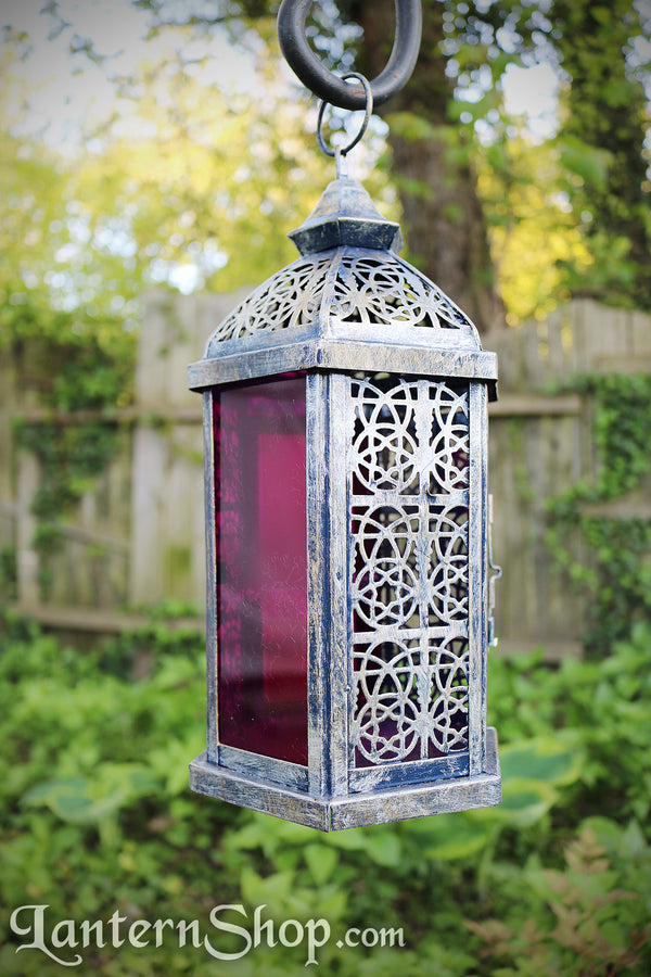 Purple pinched-dome lantern