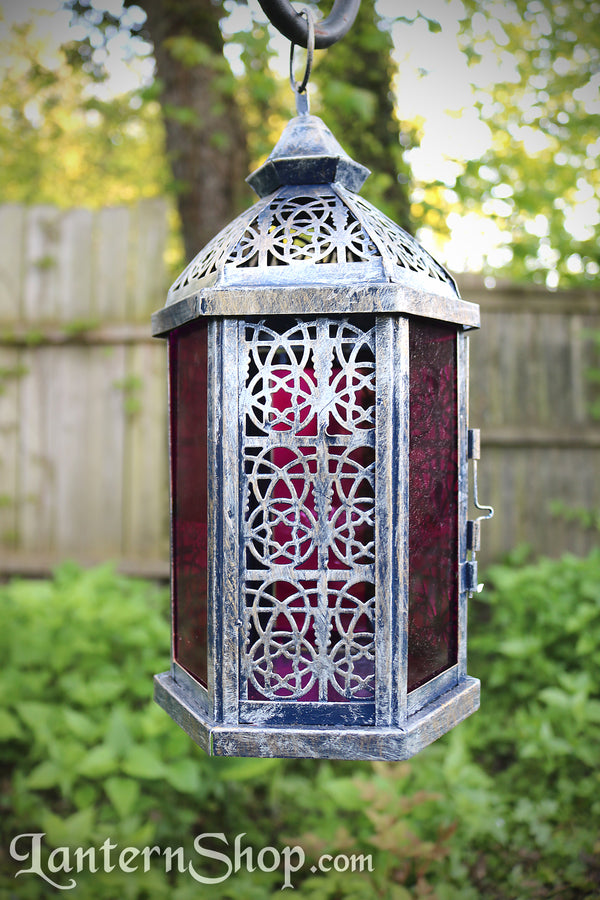 Purple pinched-dome lantern