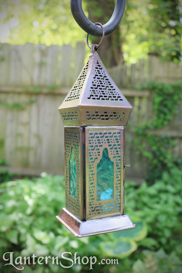 Copper mosaic lantern