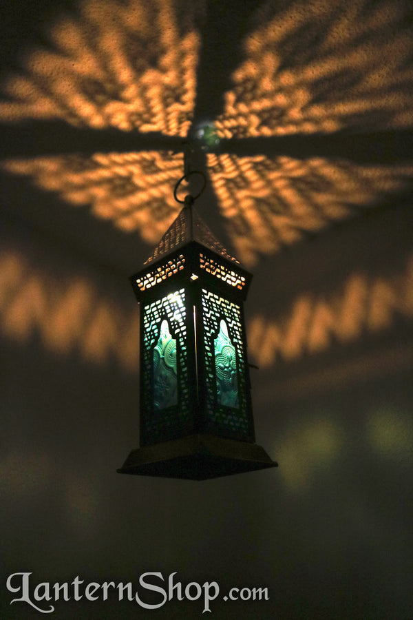 Copper mosaic lantern
