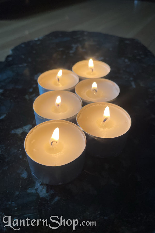 Long burning tea light candles